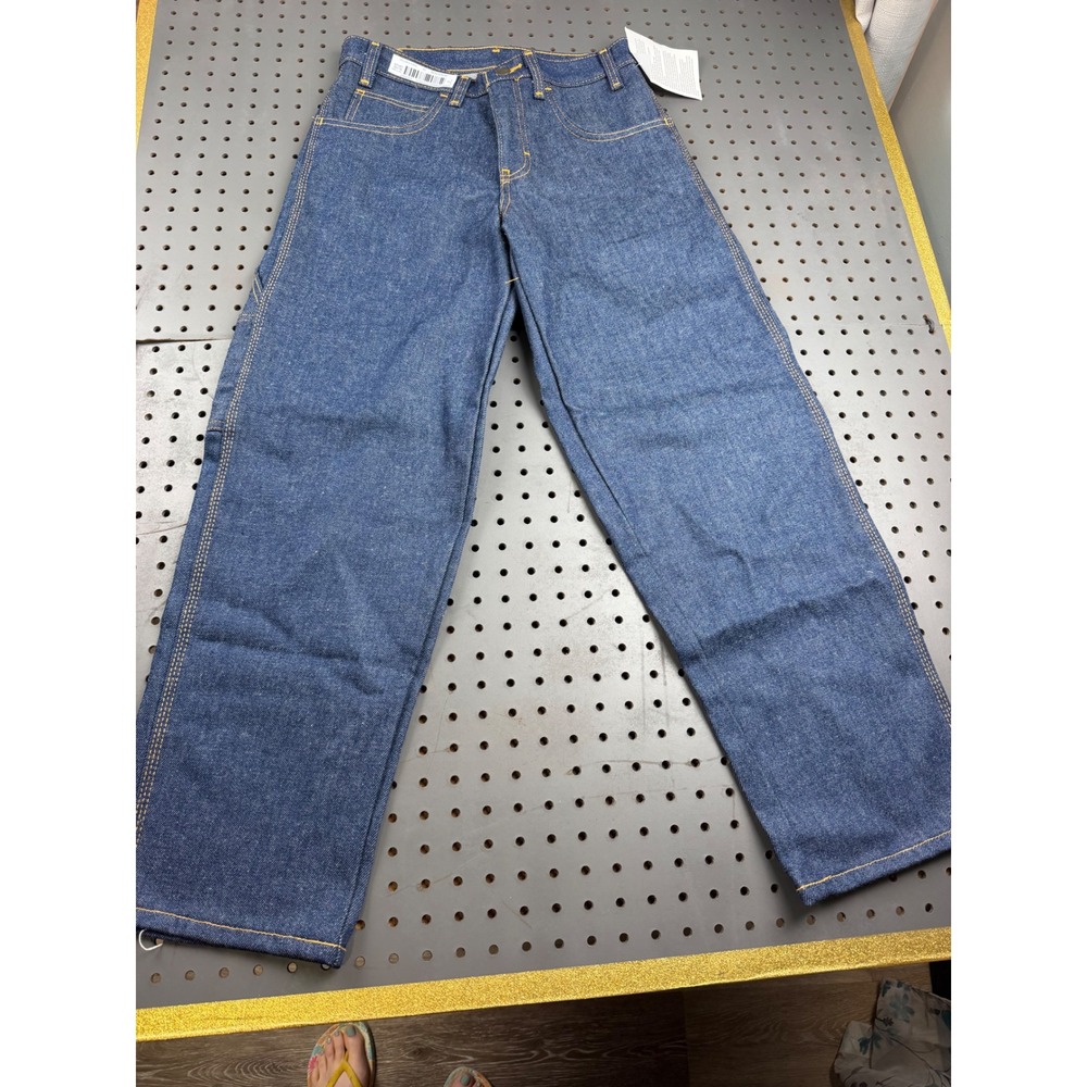 Steelguard FR Flame Resistant Denim Carpenter Jeans CAT 2 28x28 Blue Work Pants